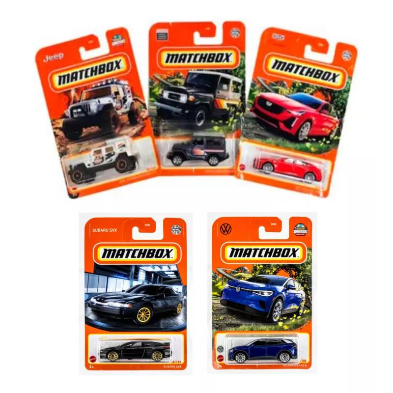Matchbox pack x5 Autitos surtidos 30782