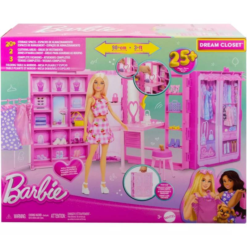 Barbie Dream Closet con Muñeca HXD58