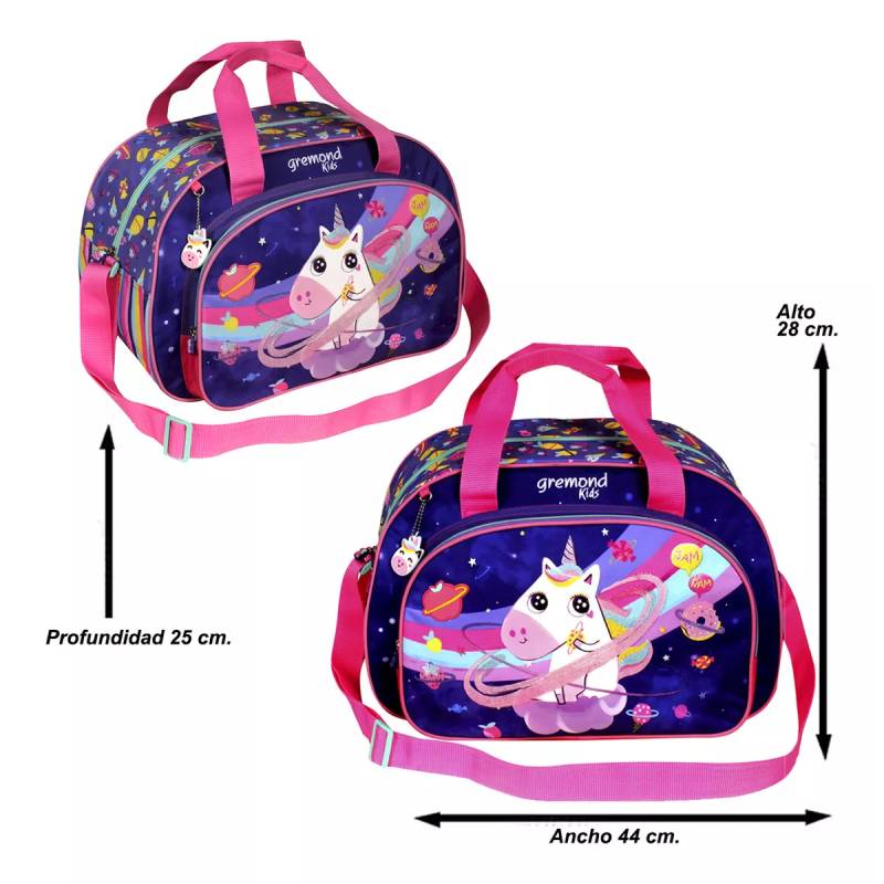 Gremond Bolso infantil violeta con unicornio 52110010085