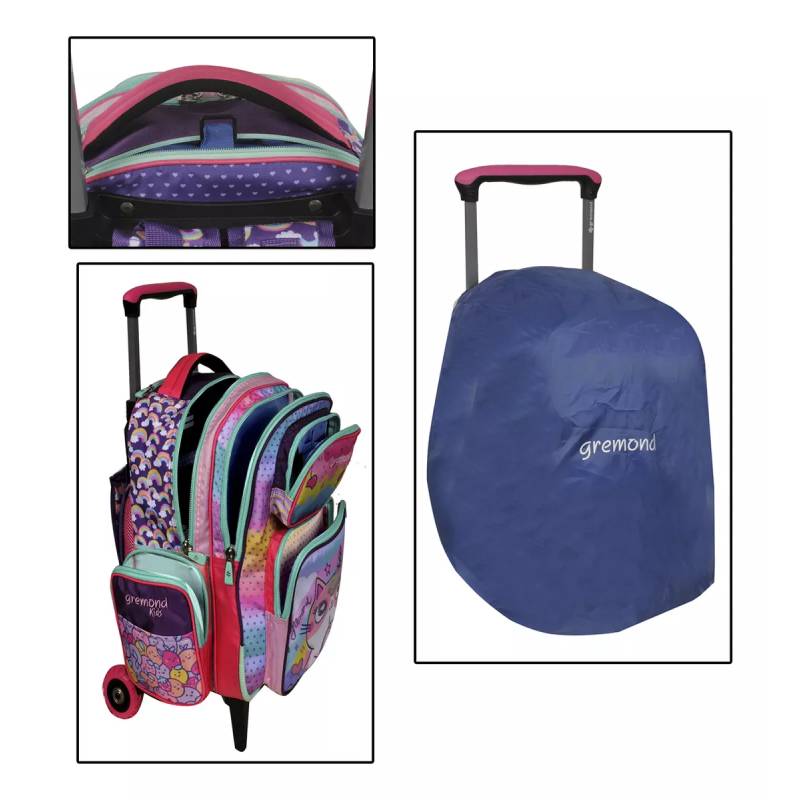 Gremond Mochila con carro gatiunicornio 5051510033