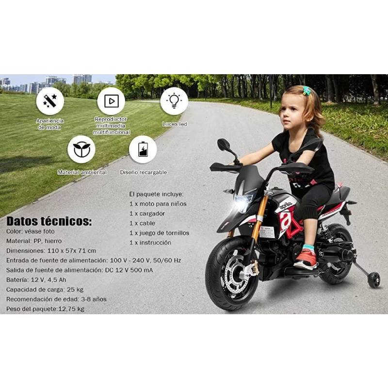 Moto A Bateria Aprilia Dorsoduro 900 Negra CM-SHH4007-2