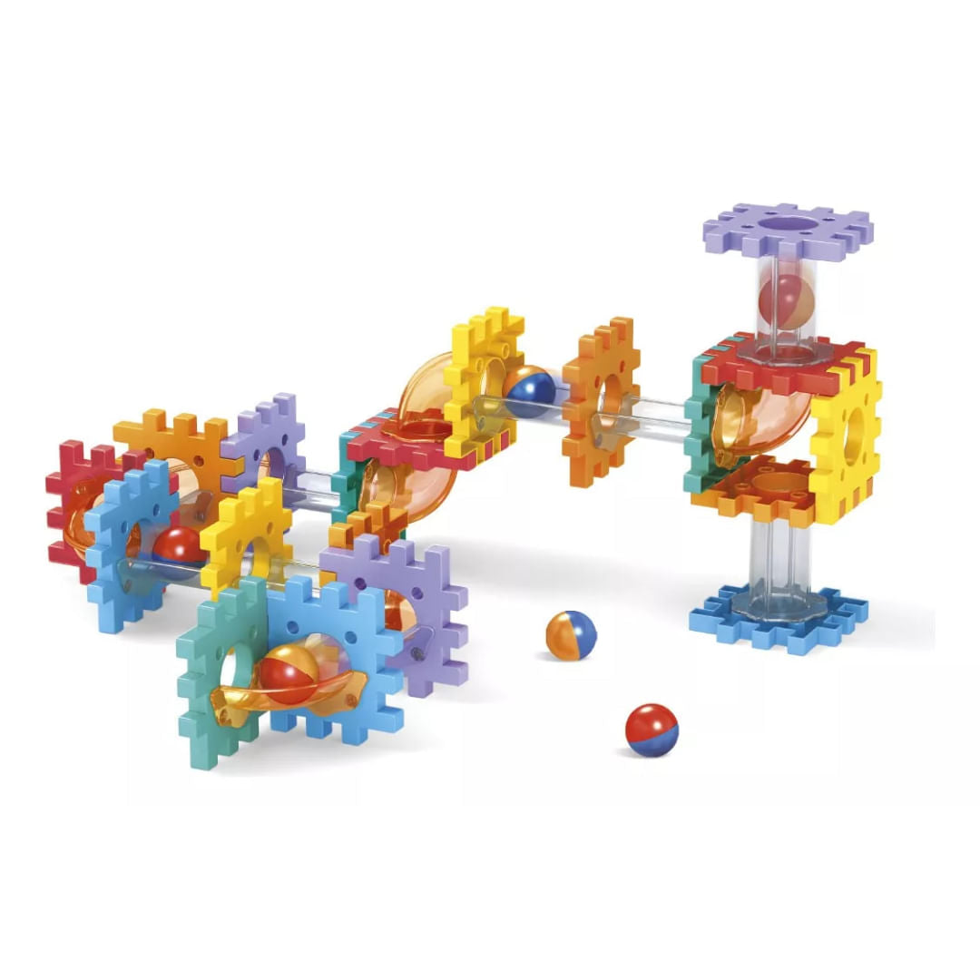 Ditoys Rolling Ball tubos y bloques 98 piezas 2566