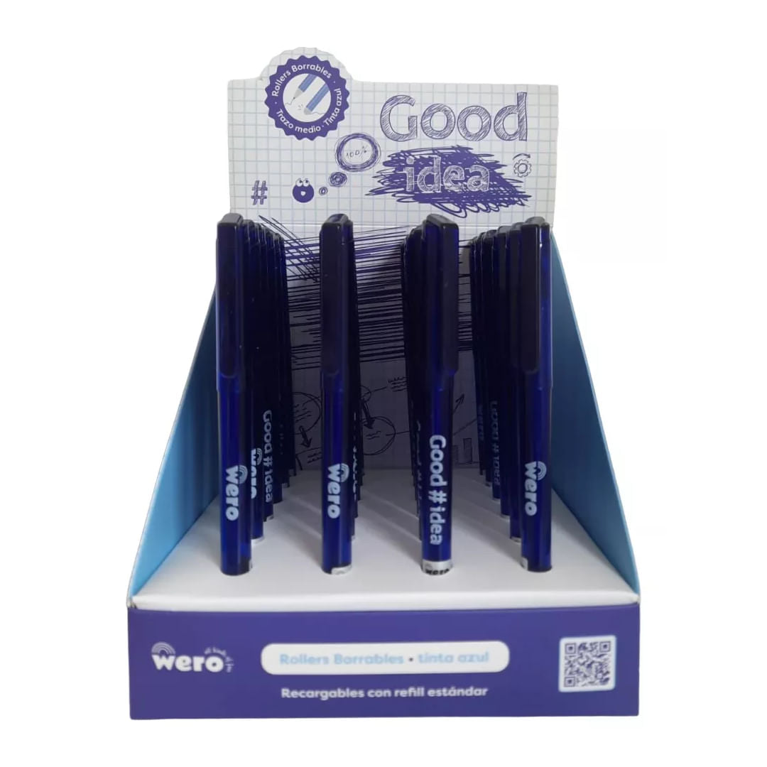 Boligrafo Roller Borrable Good Idea Wero We3062