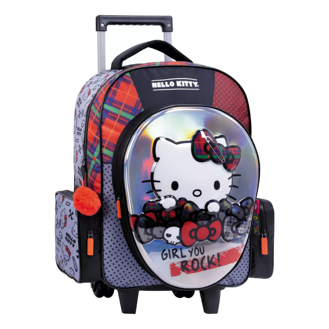 Mochila Hello Kitty Rock con carro 17P 74316