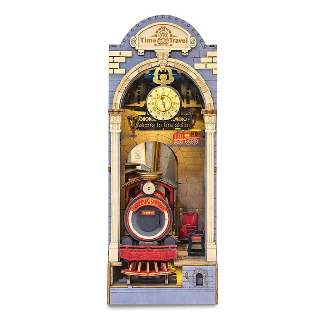 Robotime Puzzle 3d Book Nook Tren Viaje En El Tiempo Tgb04
