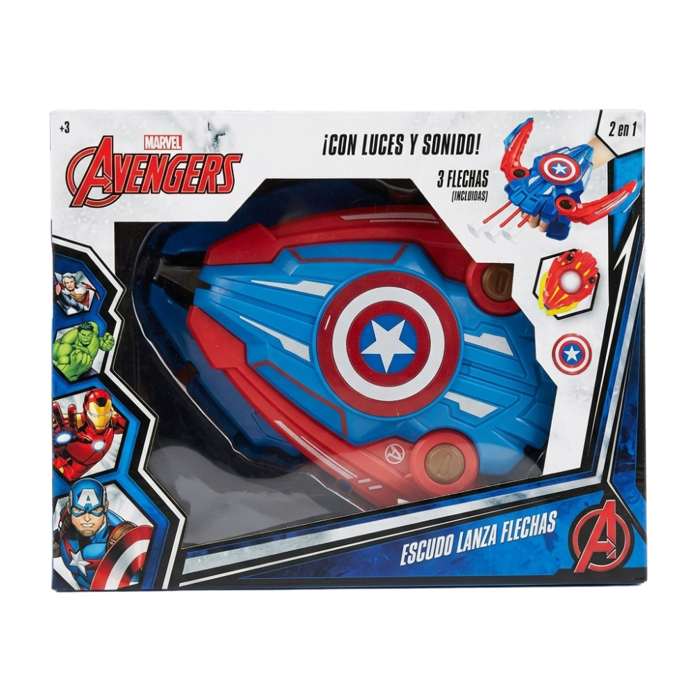 Escudo Lanza Flechas Avengers 56754 Azul
