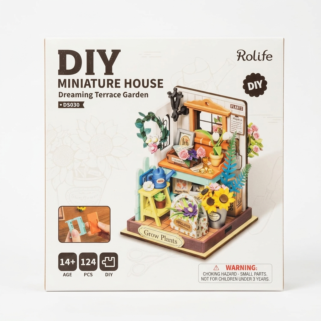 Robotime Puzzle 3d Terraza De Ensueño Ds030 Rolife