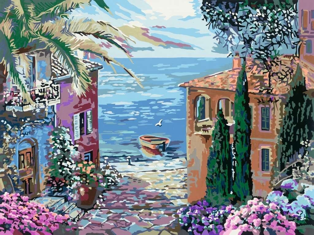 Ravensburger CreArt Mediterranean Flair 20218 - detalle 1