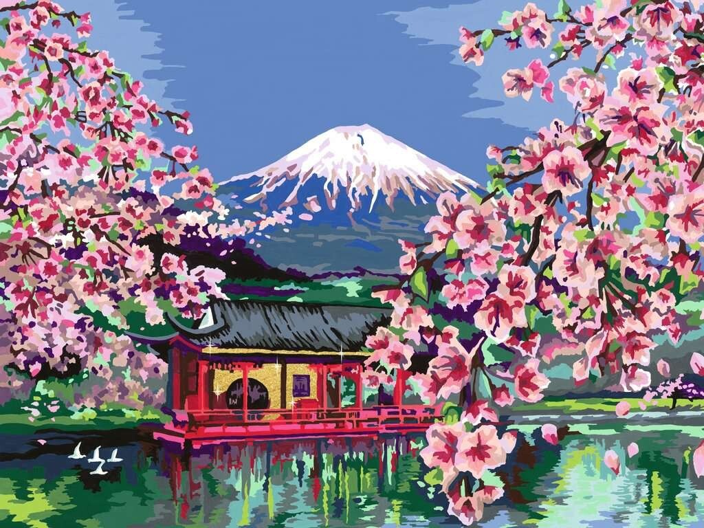 Ravensburger CreArt Japanese Spring 20177 - detalle 2