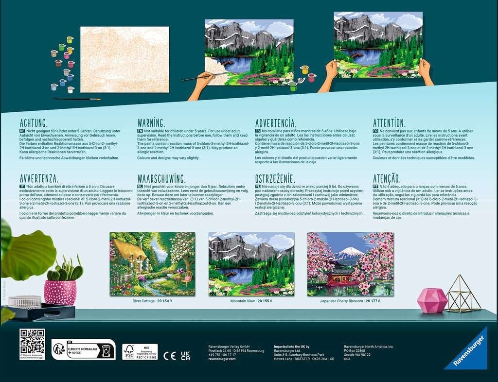 Ravensburger CreArt Japanese Spring 20177 - detalle 1