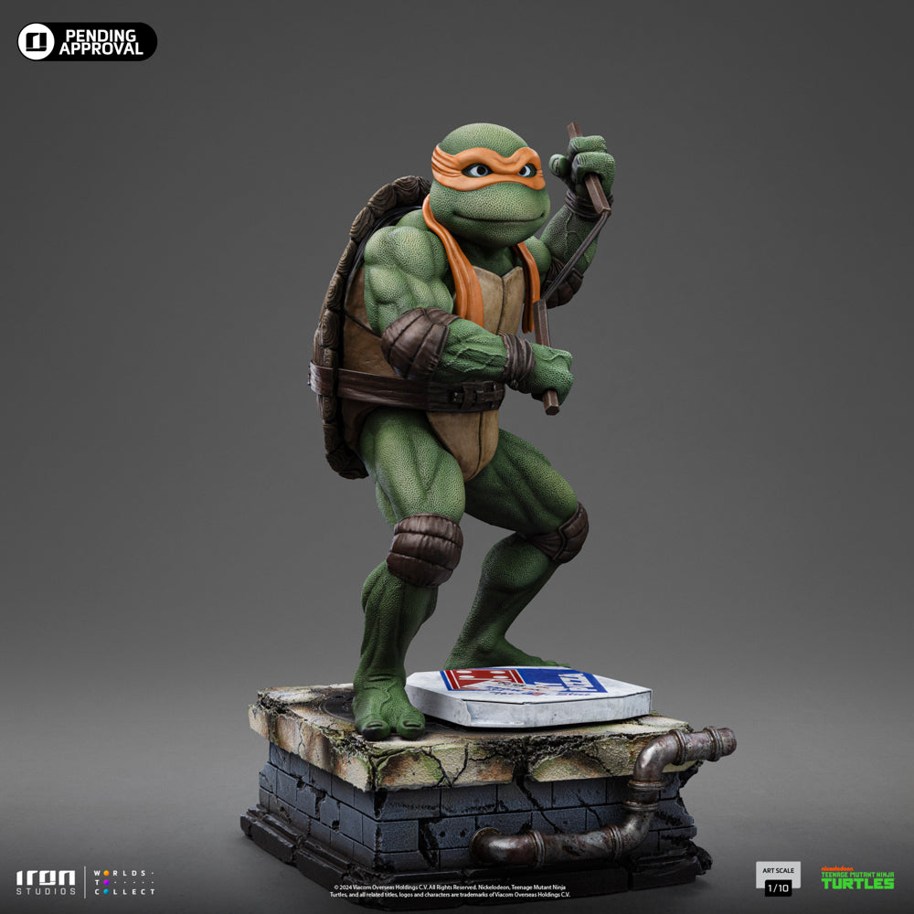 Iron Studios Michelangelo TMNT Movie Art Scale 1/10 (NICKEL109024-10)