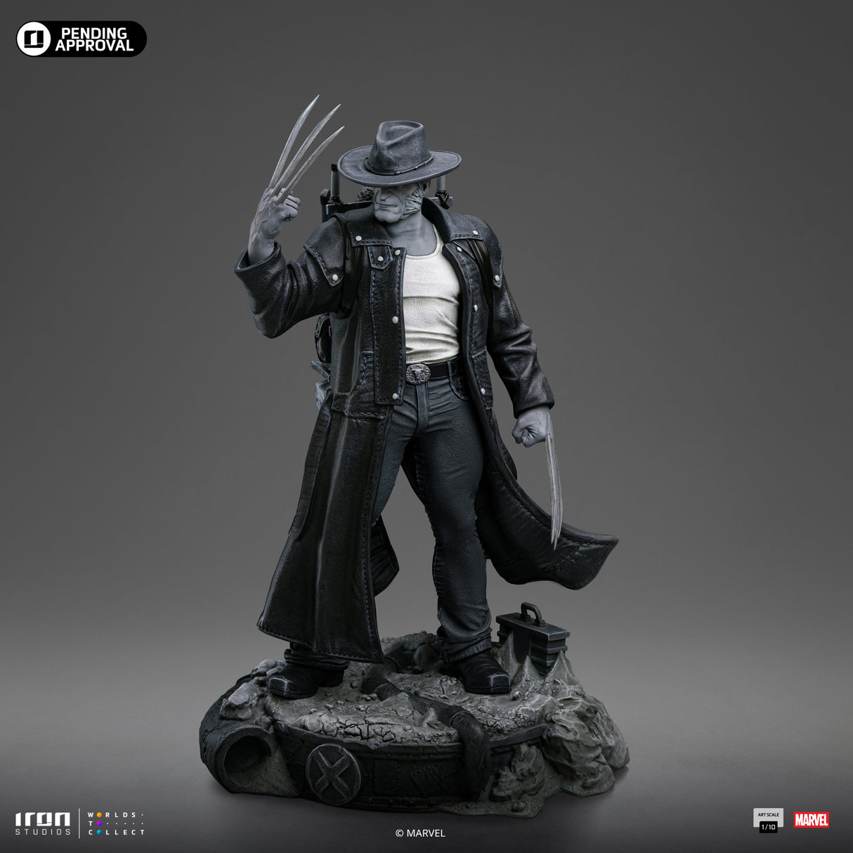 Iron Studios Old Man Logan (Black and White Version) Art Scale 1/10 (MARCAS109924-10)