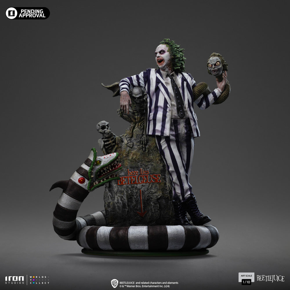 Iron Studios Beetlejuice Art Scale 1/10 (BEETJ113424-10)