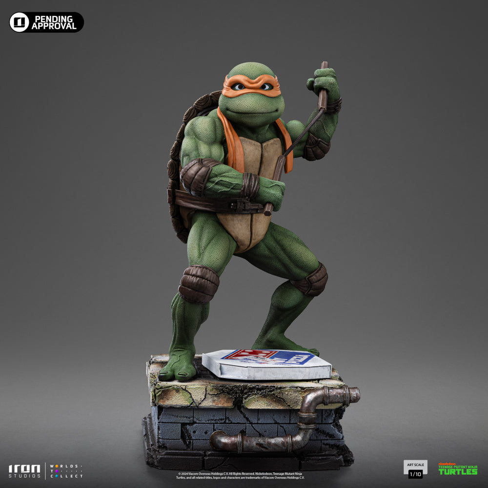 Iron Studios Michelangelo TMNT Movie Art Scale 1/10 (NICKEL109024-10)