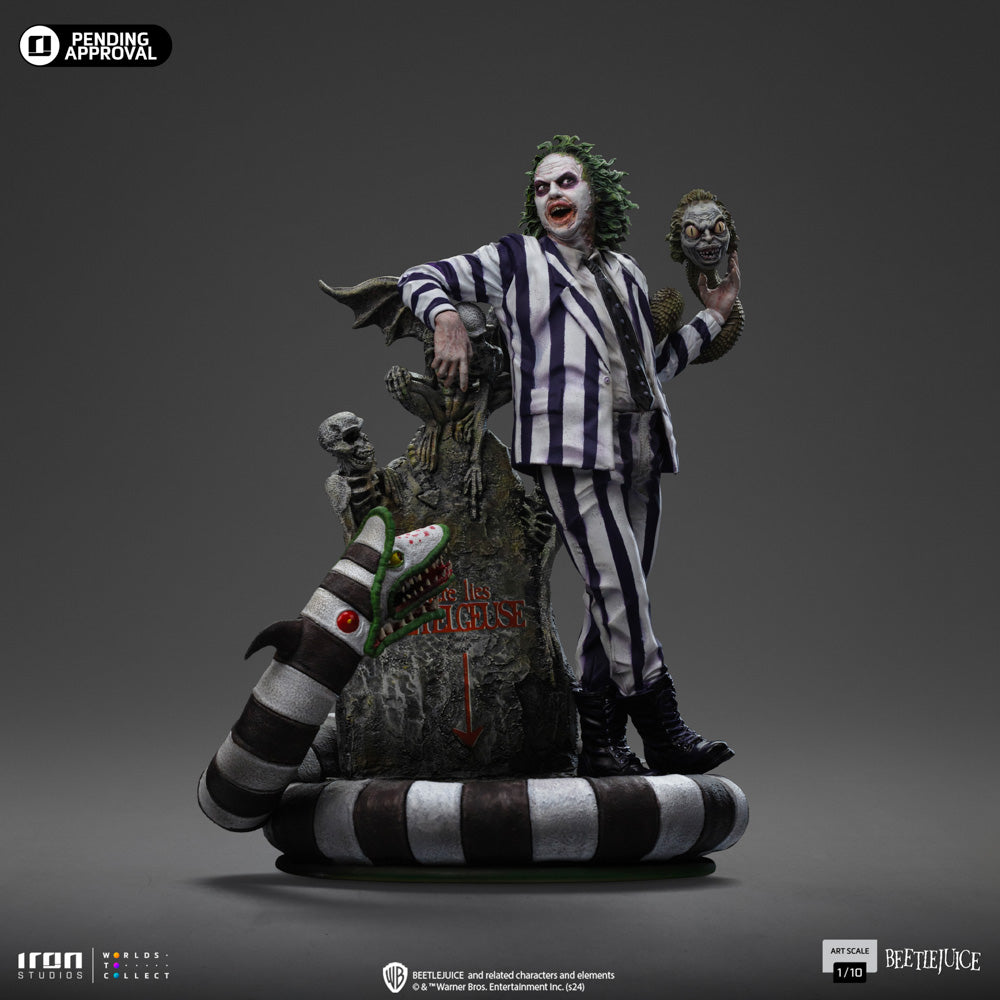 Iron Studios Beetlejuice Art Scale 1/10 (BEETJ113424-10)