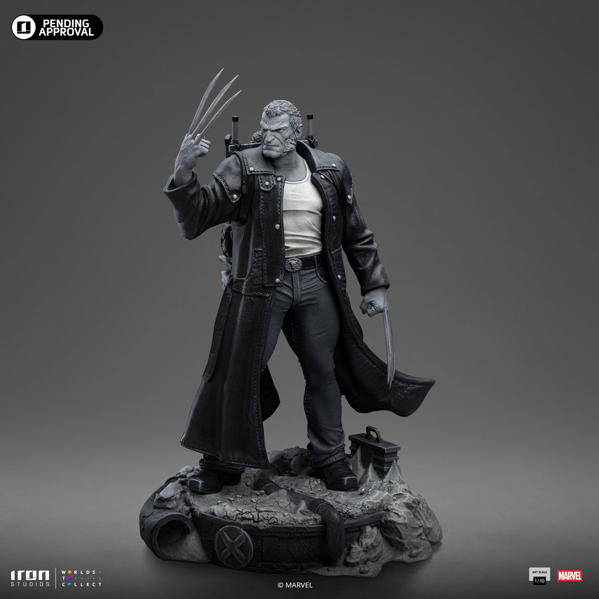 Iron Studios Old Man Logan (Black and White Version) Art Scale 1/10 (MARCAS109924-10)