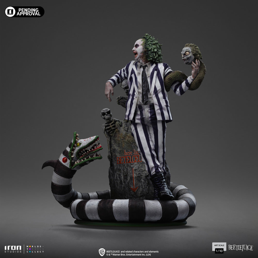 Iron Studios Beetlejuice Art Scale 1/10 (BEETJ113424-10)