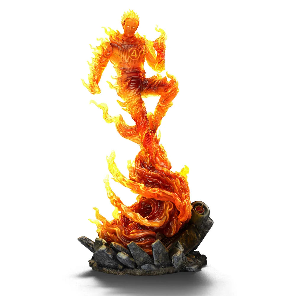 Iron Studios Human Torch The Fantastic Four: First Steps Art Scale 1/10 MARCAS203325-10
