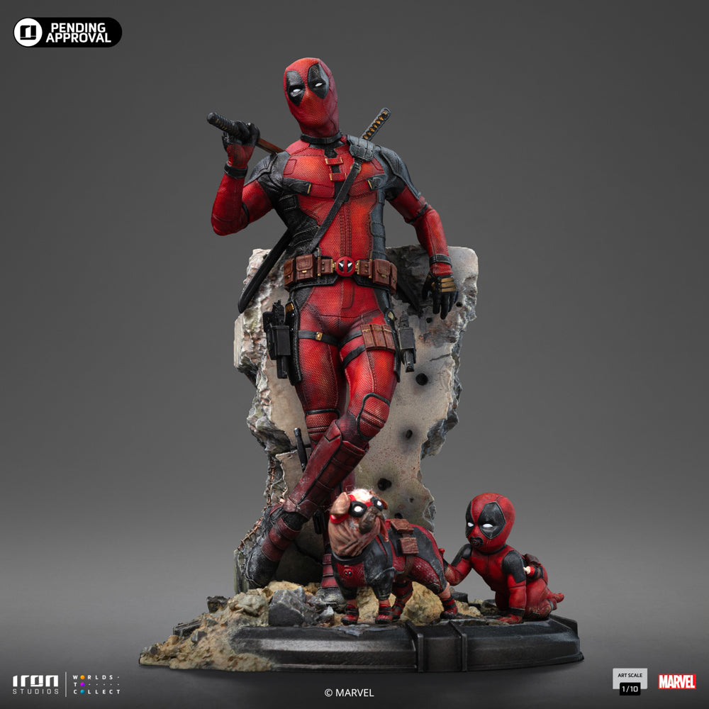 Iron Studios Deadpool & Wolverine Art Scale 1/10 - Deadpool (MARCAS108524-10)