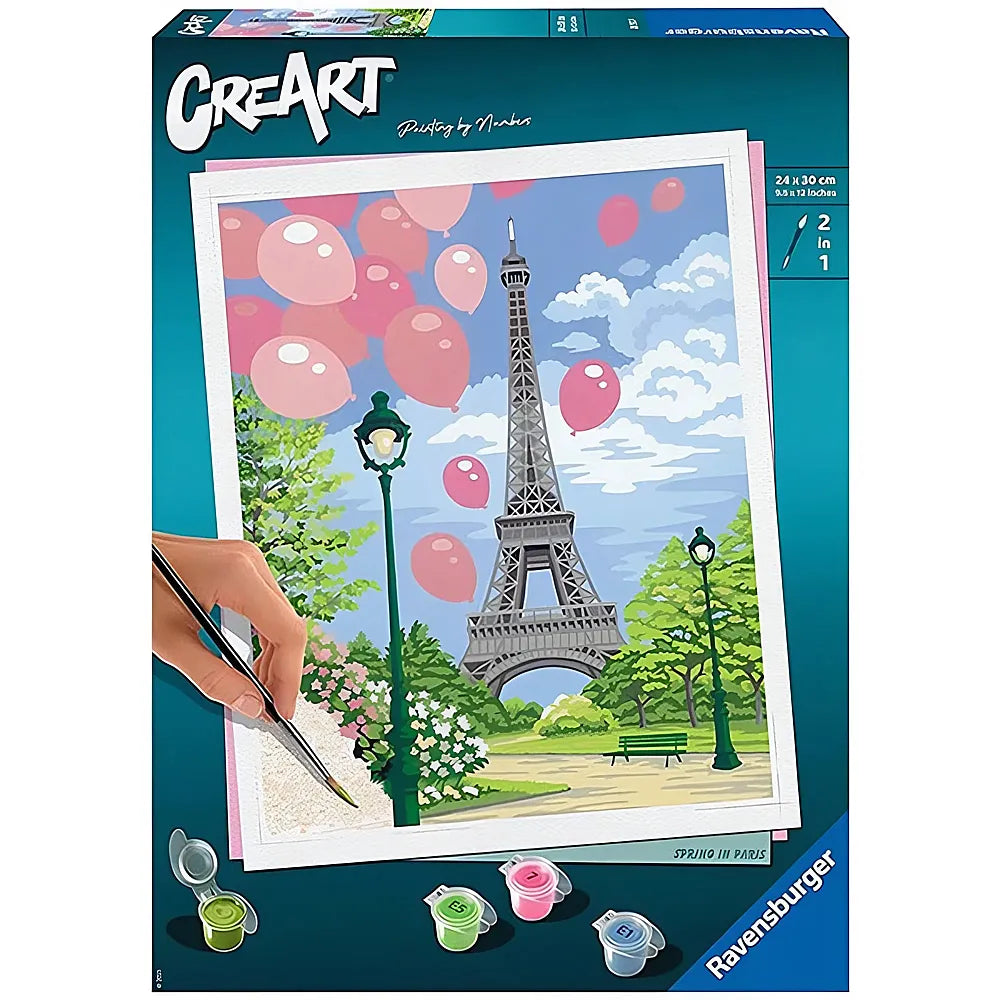 Ravensburger CreArt Spring in Paris 28992 - detalle 2
