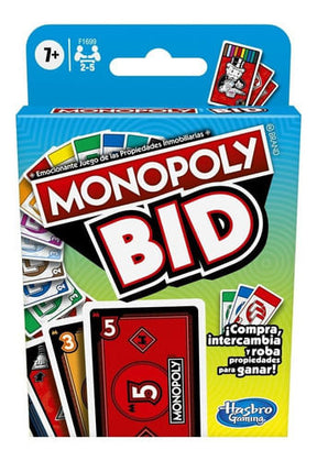 Juego De Mesa Monopoly Cartas Bid F1699l021 Hasbro