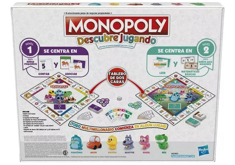 Juego De Mesa Monopoly Junior Descubre Jugando F44365731