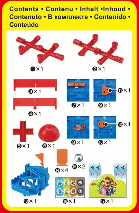 Juego De Mesa Super Mario Maze Challenge 7449