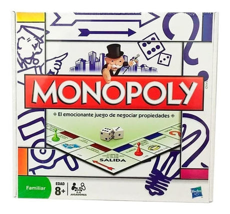 Juego De Mesa Monopoly Popular Familiar Hasbro