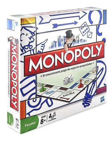 Juego De Mesa Monopoly Popular Familiar Hasbro