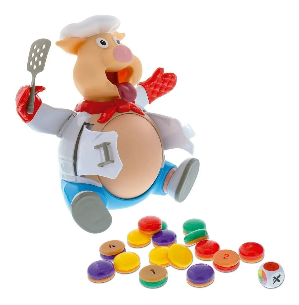 Juego de Mesa Chanchito Glotón Come Hamburguesas 920084