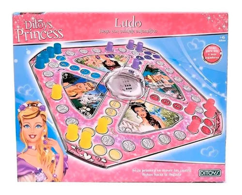 Juego De Ludo Princesas con cubilete Automático 2138