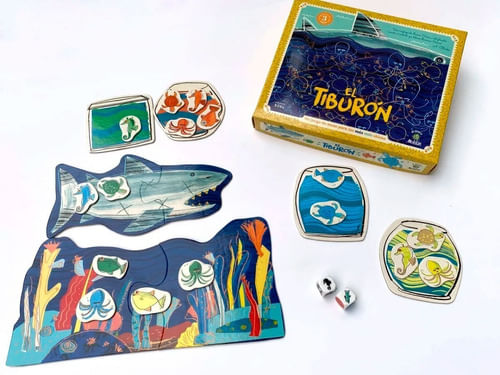 Juego De Mesa El Tiburón De Maldón Para Los Más Chicos