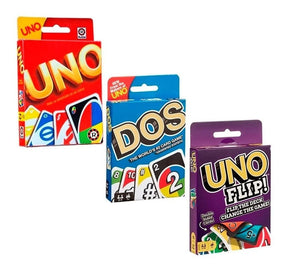 Combo Juegos De Cartas Uno Dos Uno Flip!
