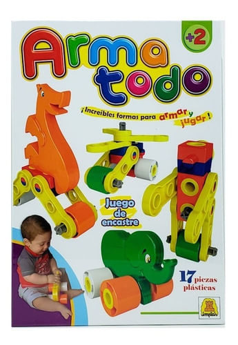 Juego Didáctico Armatodo Piezas Plásticas 345