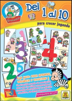 Del 1 Al 10 Para Crecer Jugando 334