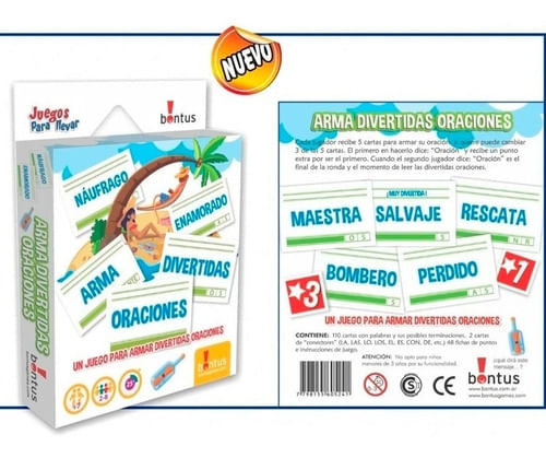 Arma Oraciones Juego De Mesa Original Bontus 524