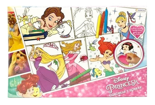 Juego Princesas Colorear Y Borrar Dju00726