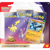 Pokemon Tcg: 30th Celebration Tech Sticker Collection Ingles 10-10449-120