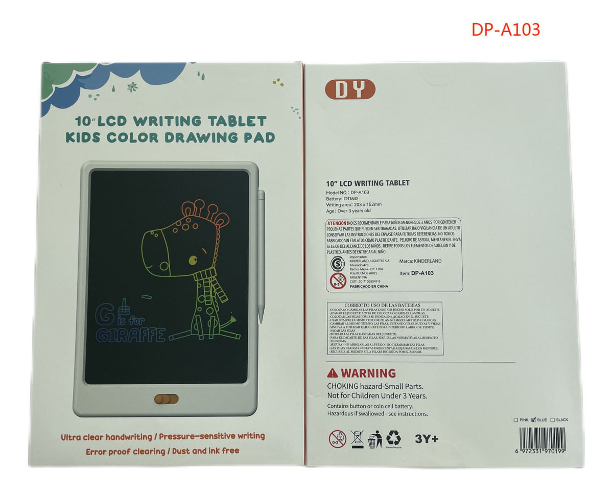 Magical Tablet Pizarra Magica Azul Dp-a103