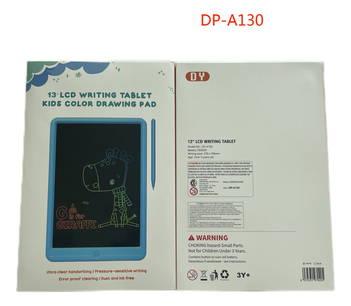 Magical Tablet Pizarra Magica Azul Dp-a130
