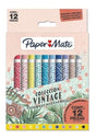 Paper Mate Coleccion Vintage 12 Plumones Marcadores 2152214