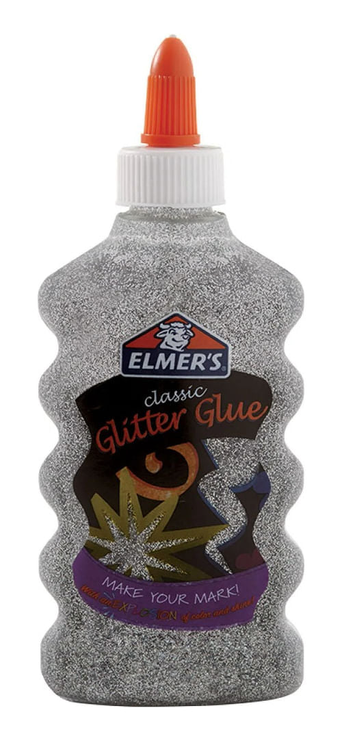 Elmer's Classic Glitter Glue Silver 177ml 2080850