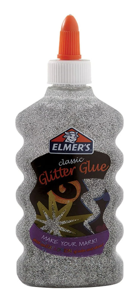 Elmer's Classic Glitter Glue Silver 177ml 2080850