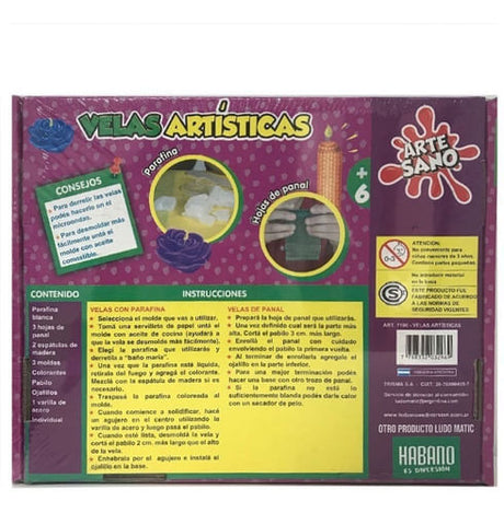 Juego Artesano Fabrica De Velas Artísticas 7100