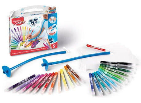 Marcadores X 24 Maped Blow Pen Art Aerógrafo 846712