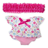 Ropa Ksi Vestido Blanco Floreado Neonato Distroller 977434