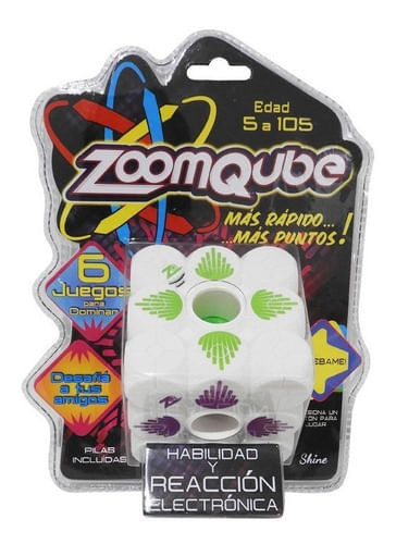 Zoomqube Shine Cubo con luzsonido Juego Habilidad Y Reacción