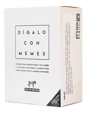 Juego De Cartas Dígalo Con Memes Fight For Your Right