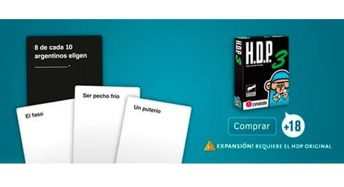 Juego De Mesa Hdp 3 Expansión Bureau De Juegos