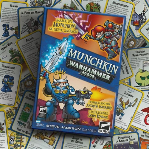 Juego De Mesa Munchkin Warhammer Mknw40k Bureau